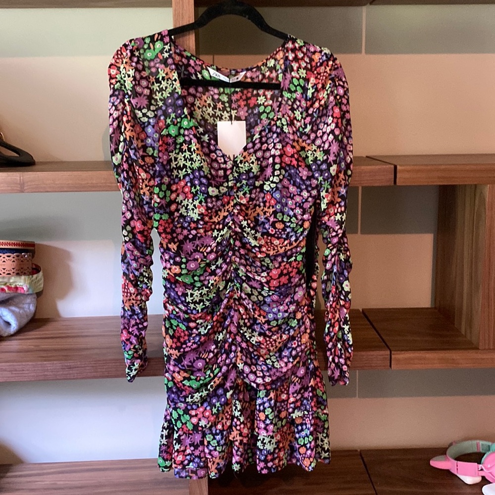Zara Floral Print Dress